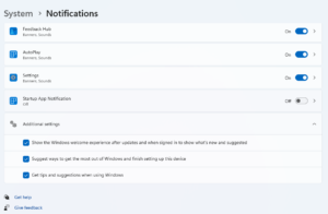 Windows Tips & Tricks Settings